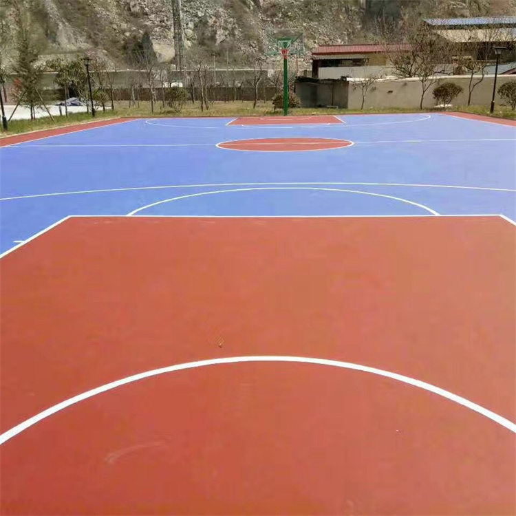 室外球場(chǎng)地坪漆工程